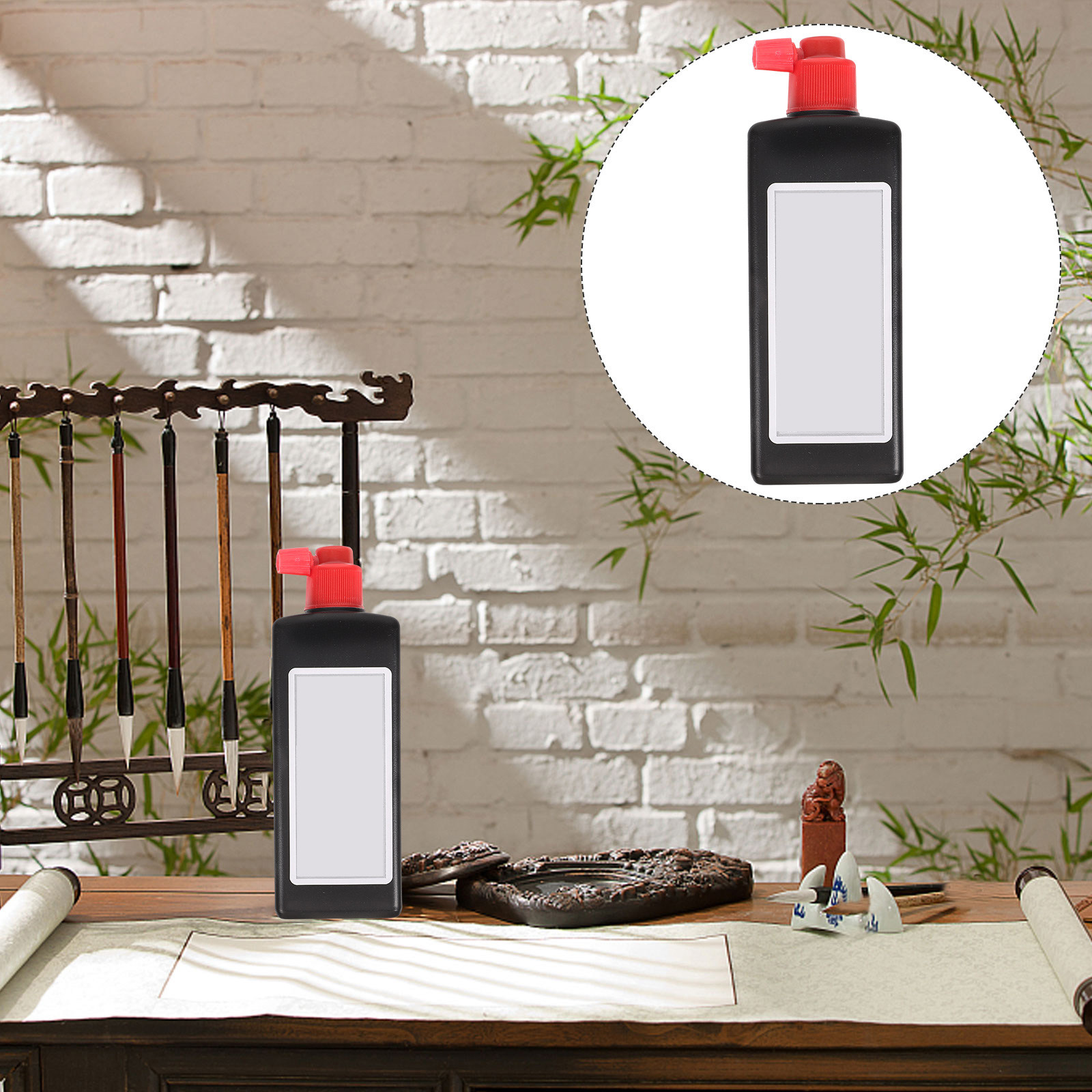 หมึกเขียนพู่กันจีนคุณภาพดี เขี - Calligraphy Ink Bottle บทวิจารณ์และราคา