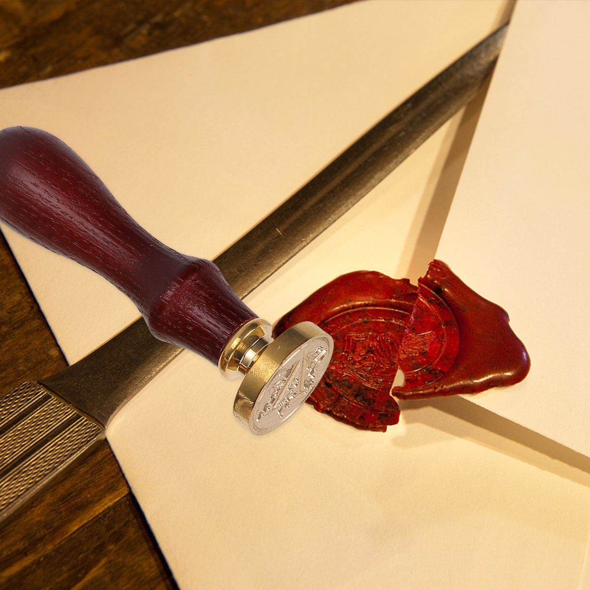 ชุดอุปกรณ์ประทับตราขี้ผึ้งพรีเ - Wax Seal Stamp Kit บทวิจารณ์และราคา