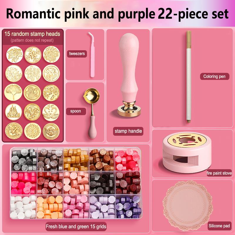 ชุดตราประทับขี้ผึ้งเคลือบเงา ช - Wax Seal Stamp Kit บทวิจารณ์และราคา