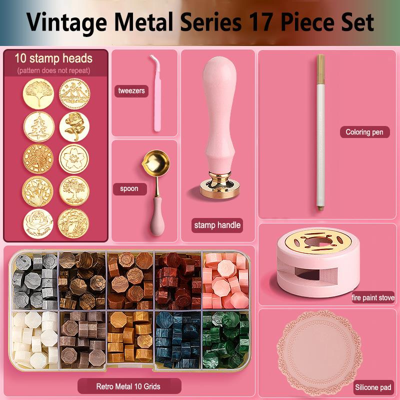 ชุดตราประทับขี้ผึ้งเคลือบเงา ช - Wax Seal Stamp Kit บทวิจารณ์และราคา
