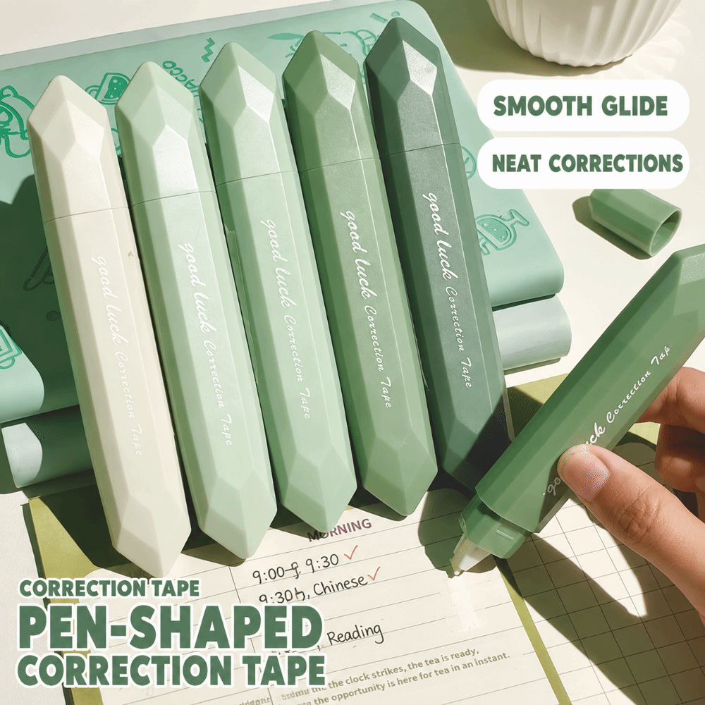 เทปลบคำผิดแบบแท่ง 5 ชิ้น สีกระ - Correction Tape Roller บทวิจารณ์และราคา