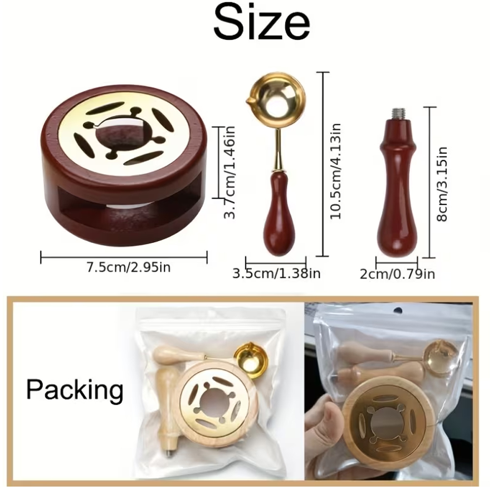 ชุดอุปกรณ์ประทับตราขี้ผึ้งแบบก - Wax Seal Stamp Kit บทวิจารณ์และราคา