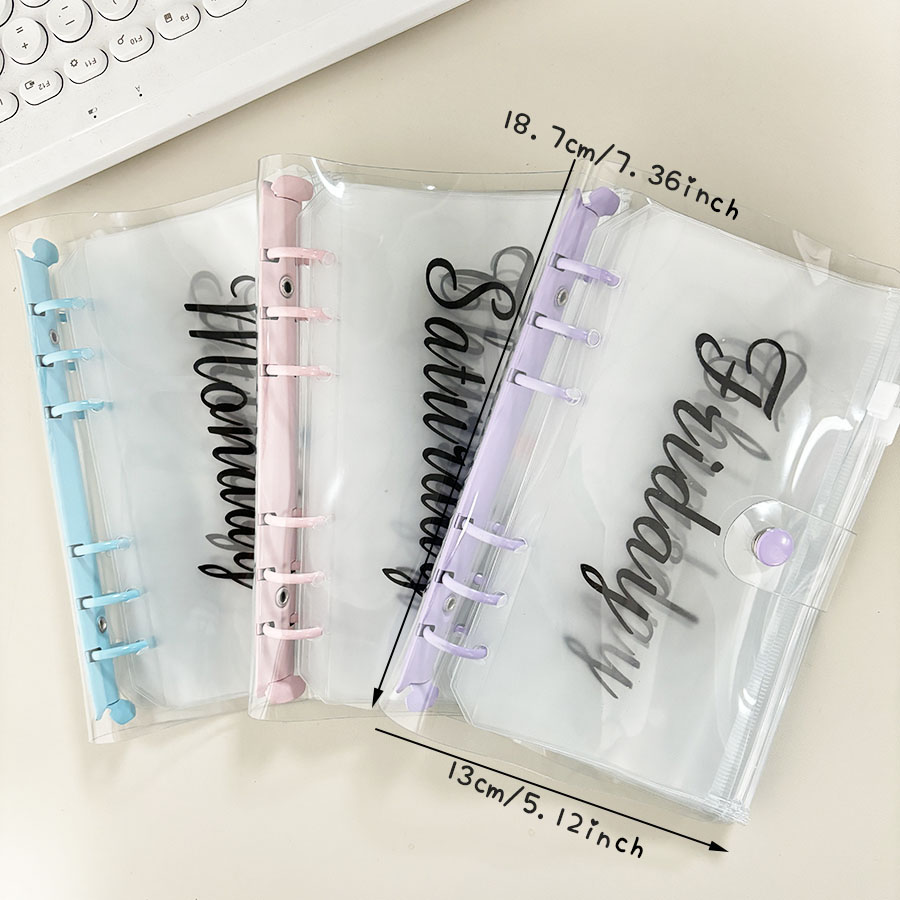 SKYSONIC 1 ชุด A6 Macarone Bin - Planner Weekly Budget บทวิจารณ์และราคา