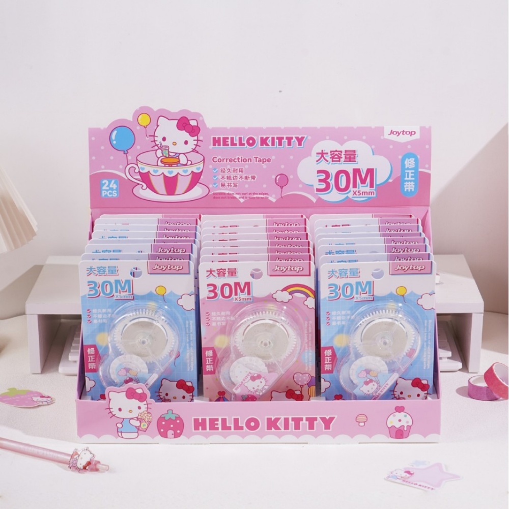 เทปลบคำผิดแท้ Hello Kitty Sanr - Correction Tape Roller บทวิจารณ์และราคา