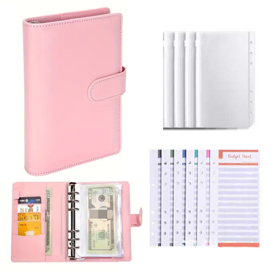 PU หนัง Budget Binder เงินสดซอ - Planner Weekly Budget บทวิจารณ์และราคา
