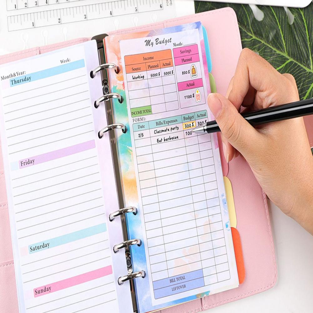 ชุดเติมเงินการวางแผนงบประมาณ A - Planner Weekly Budget บทวิจารณ์และราคา