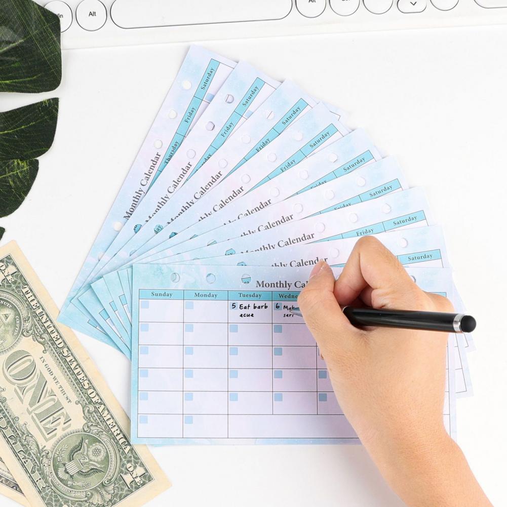 ชุดเติมเงินการวางแผนงบประมาณ A - Planner Weekly Budget บทวิจารณ์และราคา