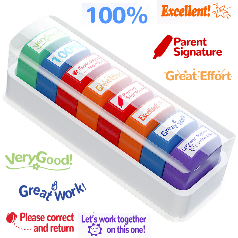 8 แสตมป์ครู ห้องเรียนครูสนุก แ - Self Inking Stamp บทวิจารณ์และราคา