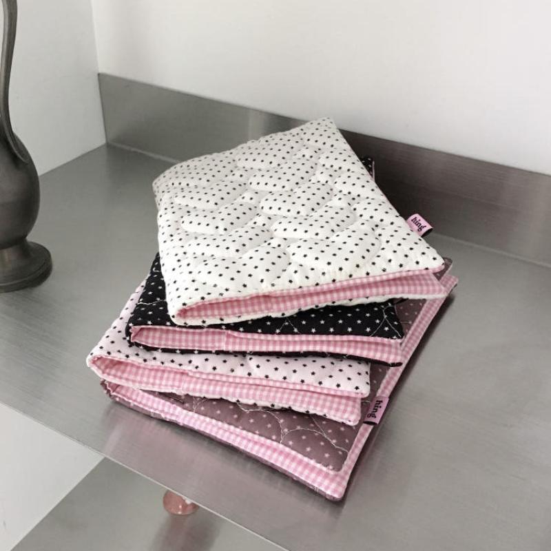 ปกสมุด A5 ลายจุด ผ้าฝ้ายควิลท์ - Notebook Dotted A5 บทวิจารณ์และราคา