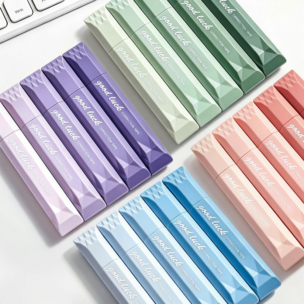 5 ชิ้น/ชุด เทปลบคำผิดสีไล่เฉดแ - Correction Tape Roller บทวิจารณ์และราคา